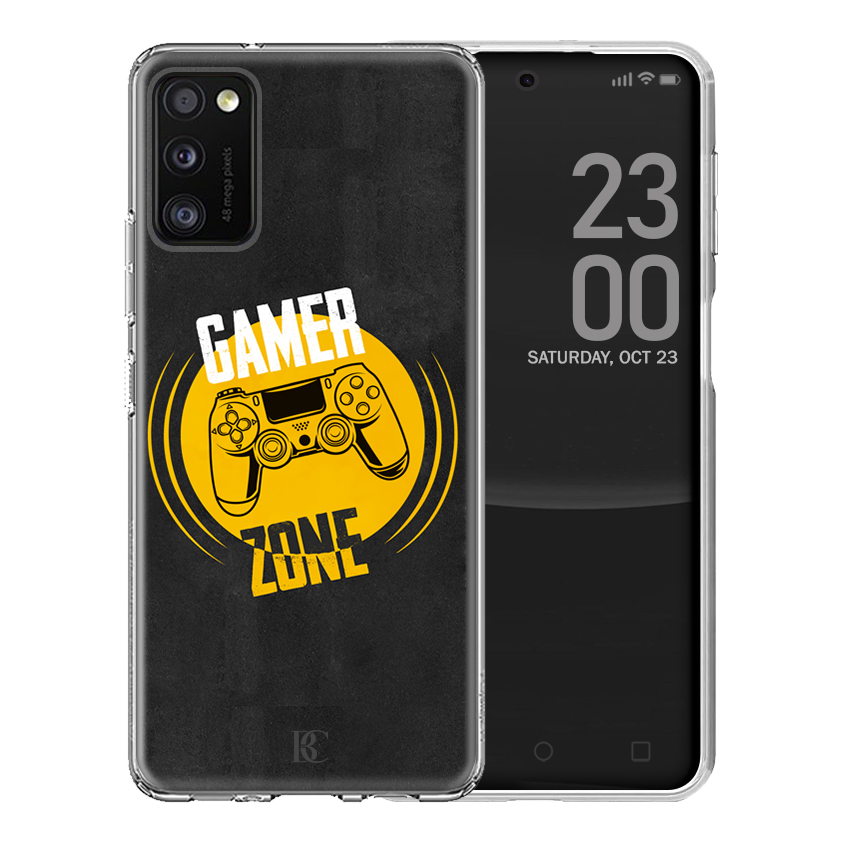 Θήκη Σιλικόνης Samsung Galaxy A41 Gamer Zone Yellow