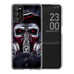 Θήκη Back Cover Samsung Galaxy M21 / M30s Skull Red Blue