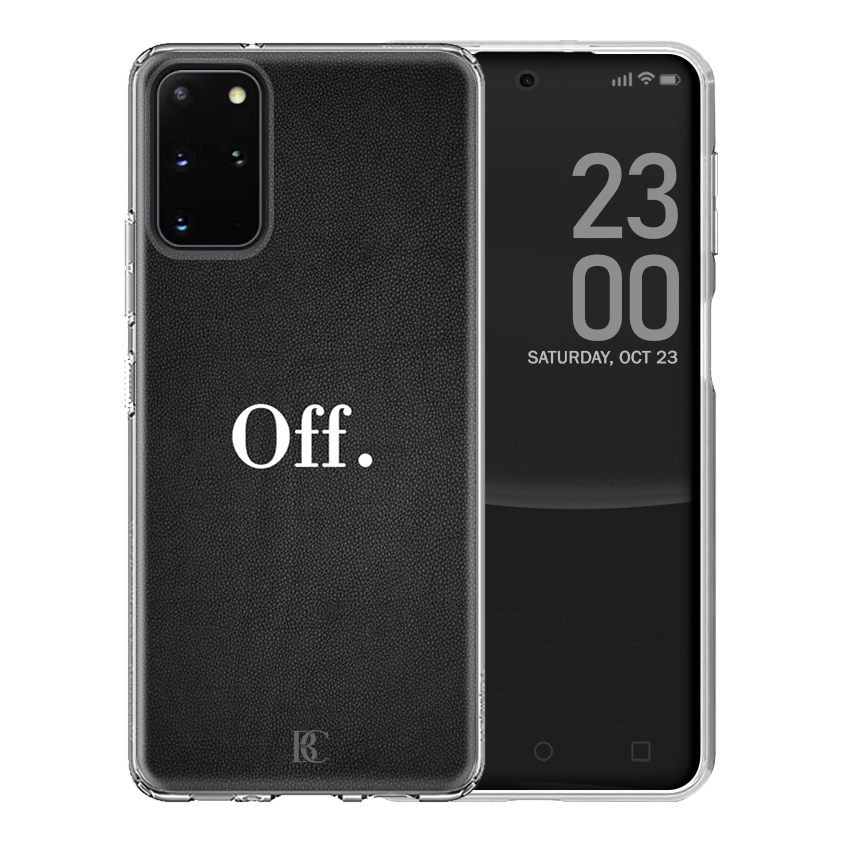 Θήκη Back Cover Samsung Galaxy S20 Plus Black Leather Off