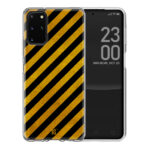 Θήκη Back Cover Samsung Galaxy S20 Plus Caution Black Yellow