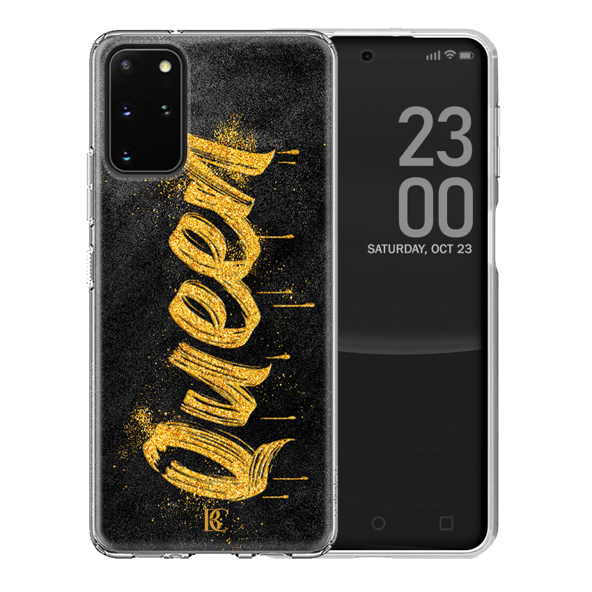 Θήκη Back Cover Samsung Galaxy S20 Plus Queen Black Gold