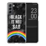 Θήκη Back Cover Samsung Galaxy S21 Black is not sad