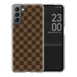 Θήκη Back Cover Samsung Galaxy S21 Brown Chess