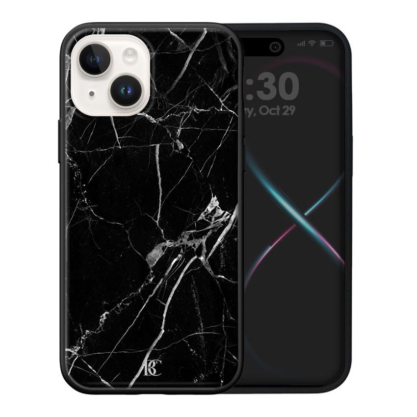 Θήκη Premium Apple iPhone 14 Plus Marble Black