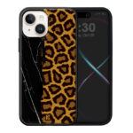 Θήκη Premium Apple iPhone 14 Marble Black Leopard