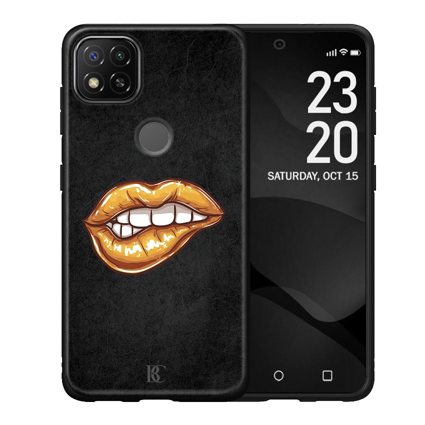 Θήκη Premium Xiaomi Redmi 9c Lips Gold