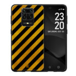 Θήκη Premium Xiaomi Redmi Note 9s 9 Pro 9 Pro Max Caution Black Yellow