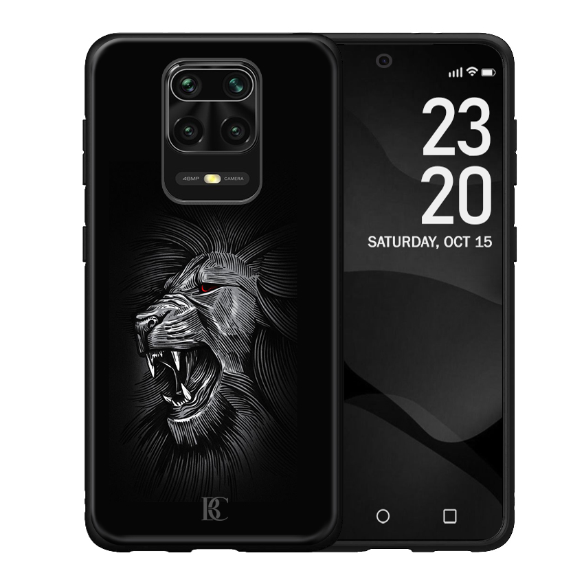 Θήκη Premium Xiaomi Redmi Note 9s 9 Pro 9 Pro Max Lion Black