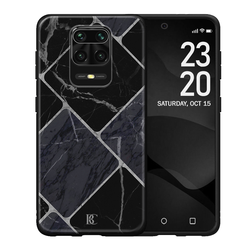 Θήκη Premium Xiaomi Redmi Note 9s 9 Pro 9 Pro Max Marble Black B