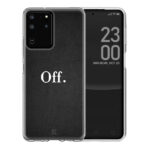 Θήκη Σιλικόνης Samsung Galaxy S20 Ultra Black Leather Off