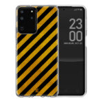 Θήκη Σιλικόνης Samsung Galaxy S20 Ultra Caution Black Yellow