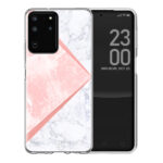 Θήκη Σιλικόνης Samsung Galaxy S20 Ultra Marble Pink Glitter A