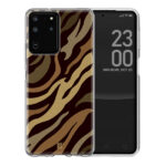 Θήκη Σιλικόνης Samsung Galaxy S20 Ultra Zebra Black Brown