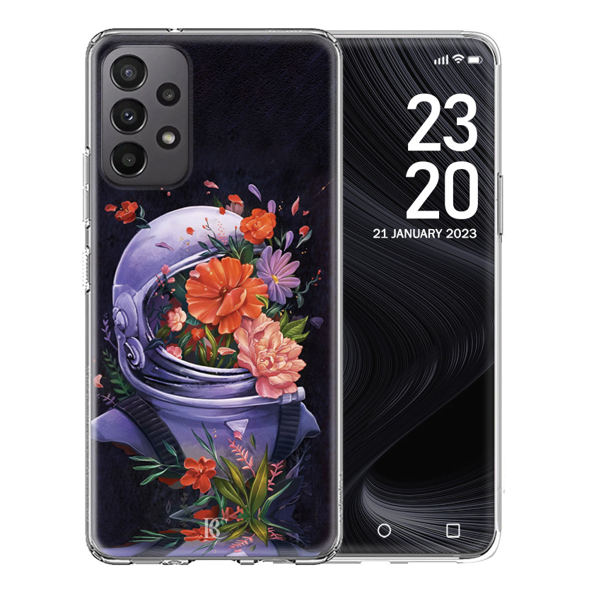 Θήκη Back Cover Samsung Galaxy A13 4G Astronaut Flowers