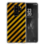 Θήκη Back Cover Samsung Galaxy S9 Caution Black Yellow