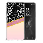 Θήκη Back Cover Samsung Galaxy S9 Mosaic Glitter Gold Pink