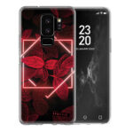 Θήκη Back Cover Samsung Galaxy S9 Neon Red Leaves