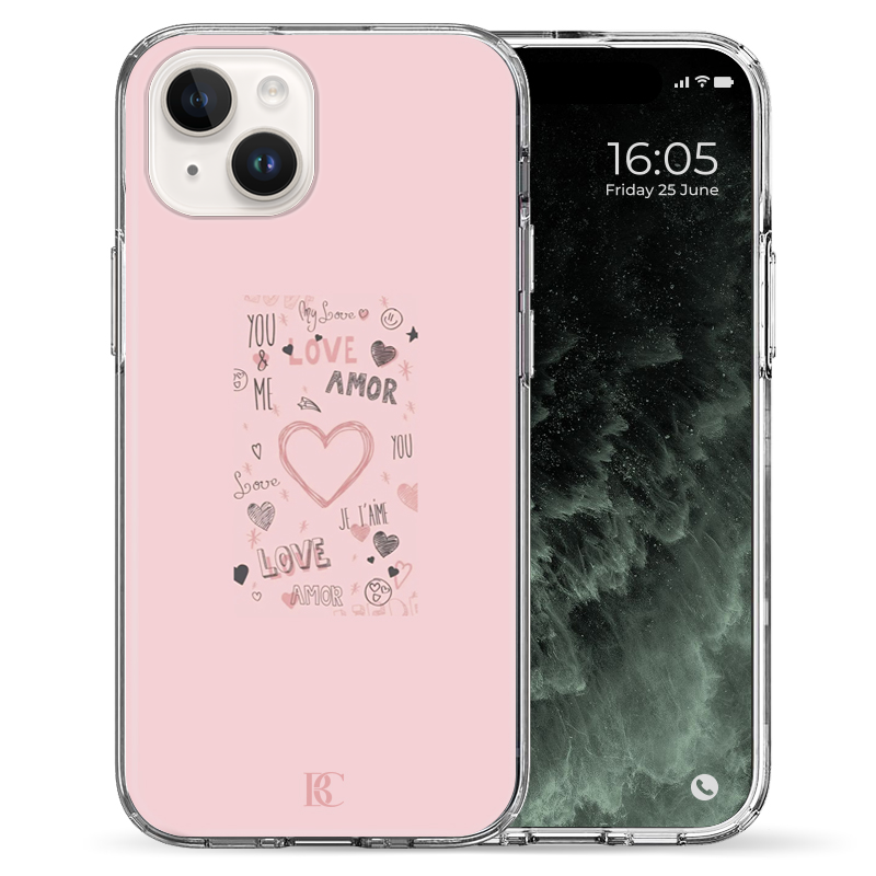 Θήκη Back Cover Apple iPhone Apple iPhone 15 Amore Pink 2.png