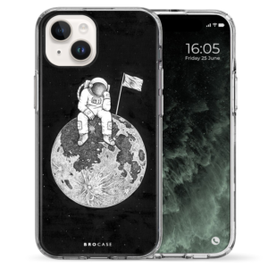Θήκη Back Cover Apple iPhone Apple iPhone 15 Astronaut Sitting Moon 1.png