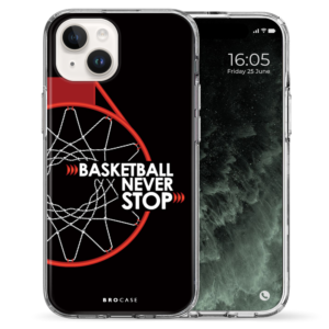 Θήκη Back Cover Apple iPhone Apple iPhone 15 Basketball Never Stop 1.png