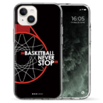 Θήκη Back Cover Apple iPhone Apple iPhone 15 Basketball Never Stop 2.png