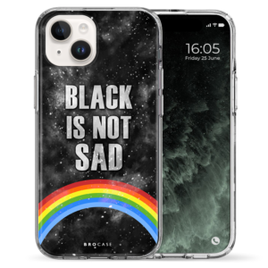Θήκη Back Cover Apple iPhone Apple iPhone 15 Black is not sad 2.png
