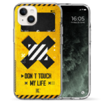 Θήκη Back Cover Apple iPhone Apple iPhone 15 Dont Touch My Life Yellow 1.png