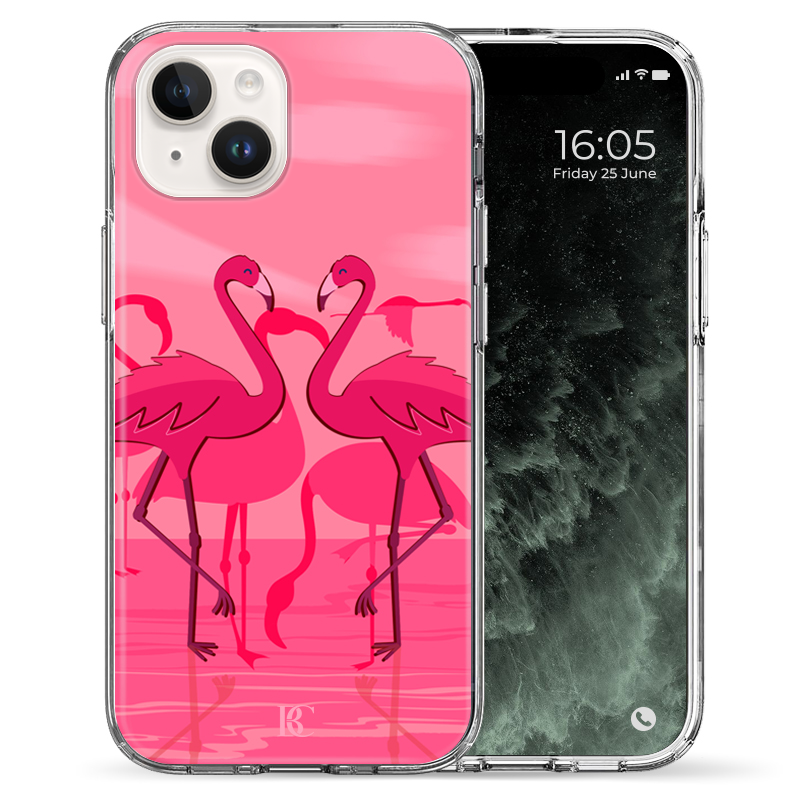 Θήκη Back Cover Apple iPhone Apple iPhone 15 Flamingo 1.png