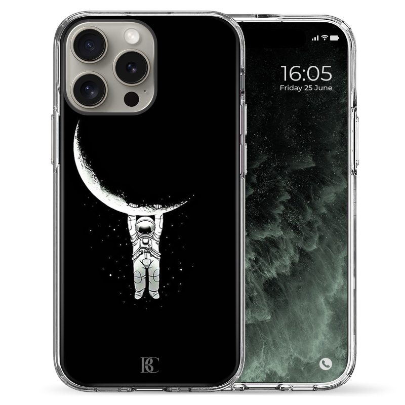Θήκη Back Cover Apple iPhone Apple iPhone 15 Pro Max Astronaut Moon 2.png
