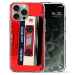 Θήκη Back Cover Apple iPhone Apple iPhone 15 Pro Max Audio Tape Red 1.png