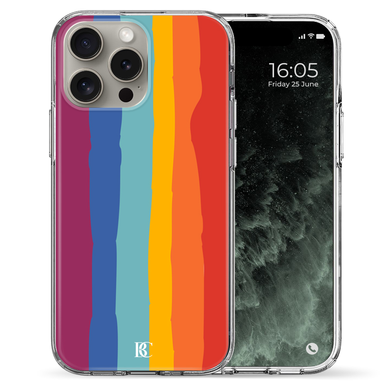 Θήκη Back Cover Apple iPhone Apple iPhone 15 Pro Max Color Lines 1.png