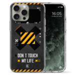 Θήκη Back Cover Apple iPhone Apple iPhone 15 Pro Max Dont Touch My Life Black 2.png