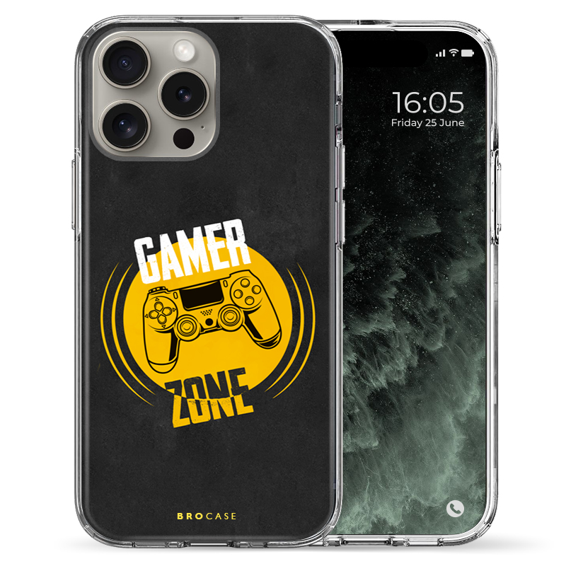Θήκη Back Cover Apple iPhone Apple iPhone 15 Pro Max Gamer Zone Yellow 1.png