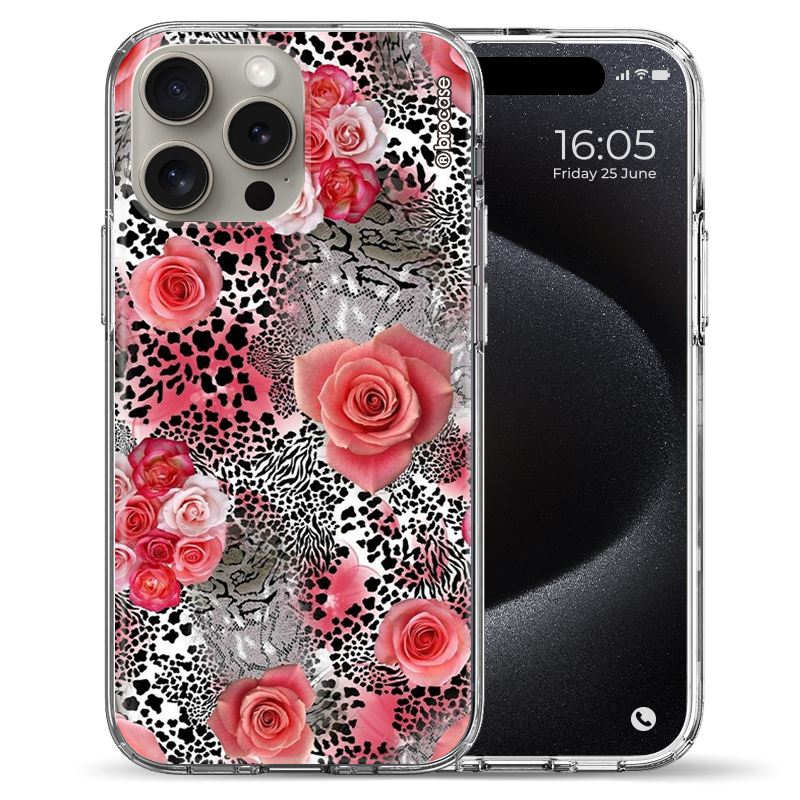 Θήκη Back Cover Apple iPhone Apple iPhone 15 Pro Max Leopal Roses Red 2.png