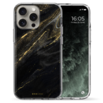 Θήκη Back Cover Apple iPhone Apple iPhone 15 Pro Max Marble Dust Black Gold 1.png