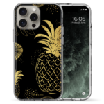 Θήκη Back Cover Apple iPhone Apple iPhone 15 Pro Max Pineapple Black Gold 2.png