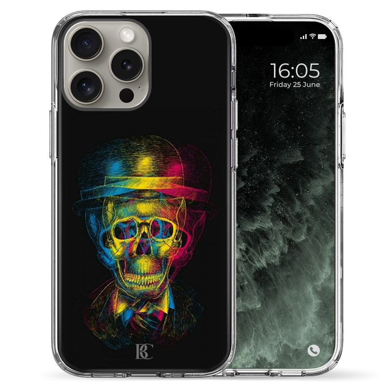 Θήκη Back Cover Apple iPhone Apple iPhone 15 Pro Max Skull Color Lines 1.png