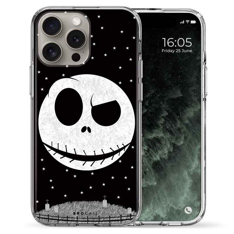 Θήκη Back Cover Apple iPhone Apple iPhone 15 Pro Max Skull Moon 2.png