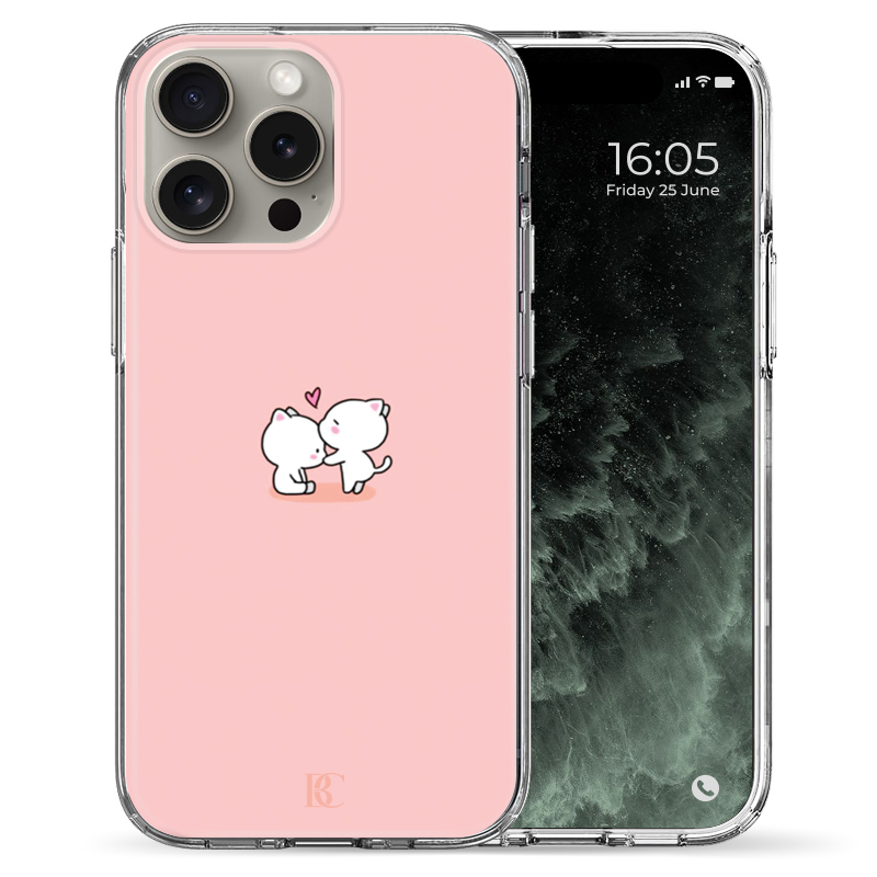 Θήκη Back Cover Apple iPhone Apple iPhone 15 Pro Max Valentine Kiss Love Pink 2.png