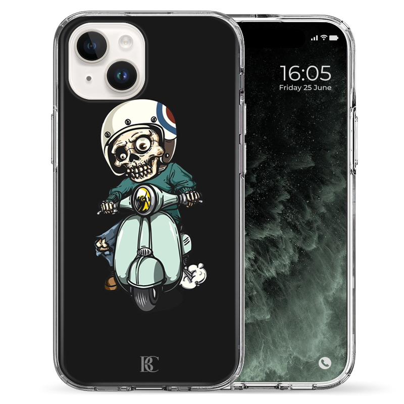 Θήκη Back Cover Apple iPhone Apple iPhone 15 Skull Moto 1.png